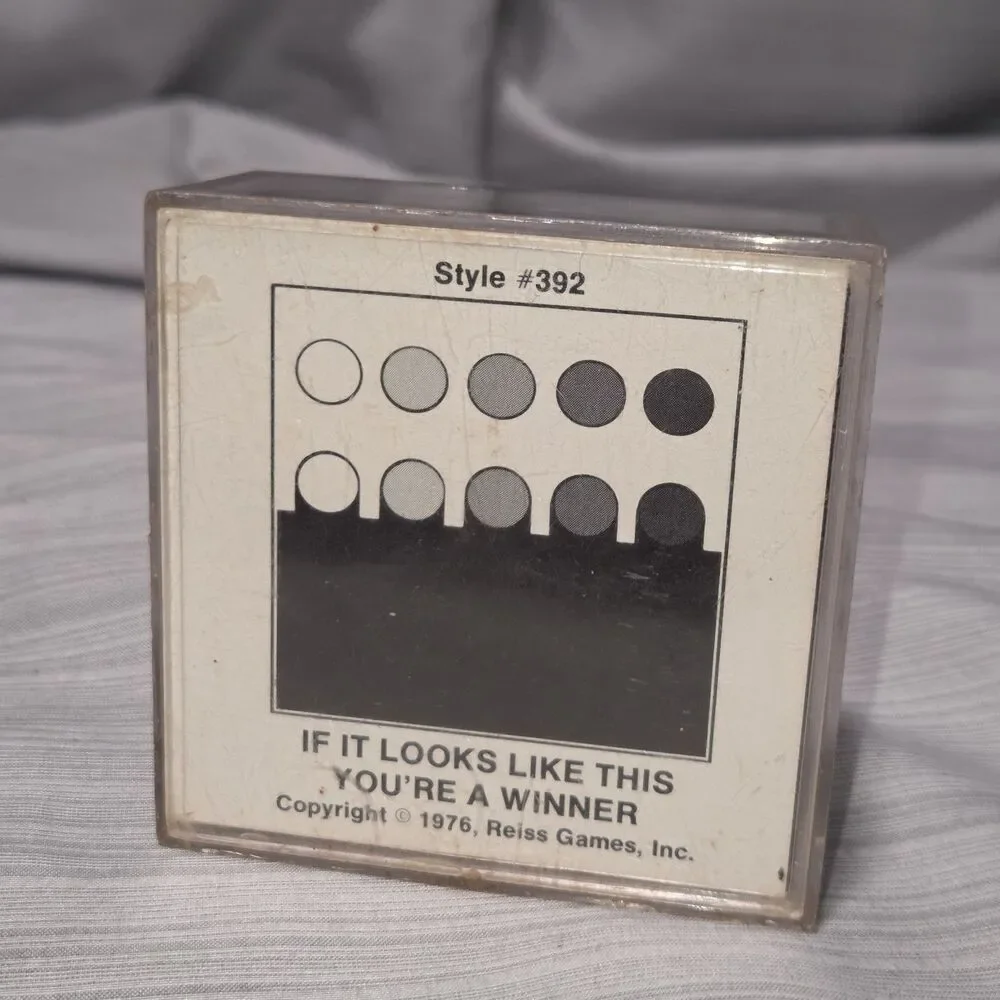 VTG Reiss Game 1976 | Style #392 | Puzzle Game | Hand Toy